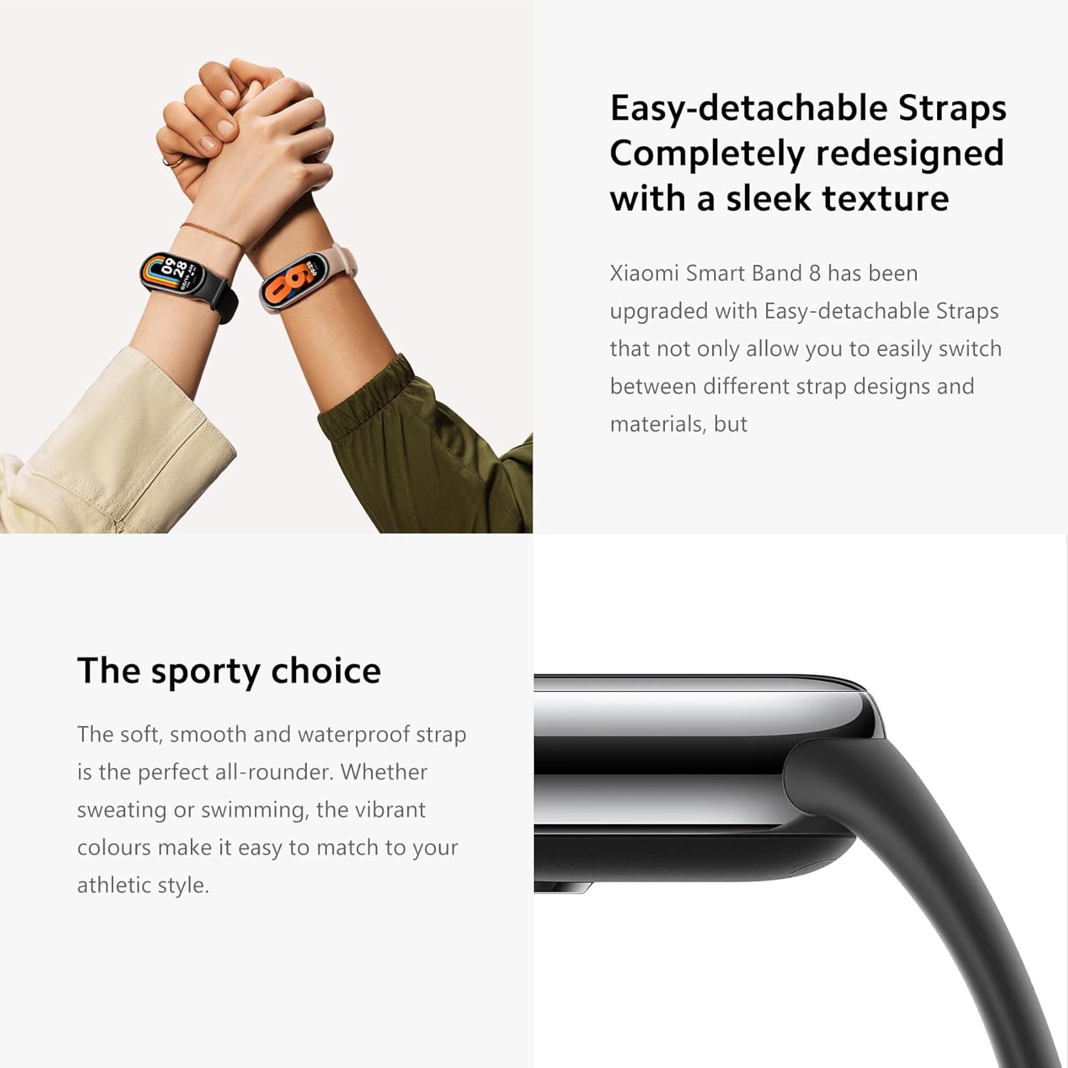 سوار شاومي مي باند 2 الذكي – تتبع اللياقة ومعدل نبضات القلب