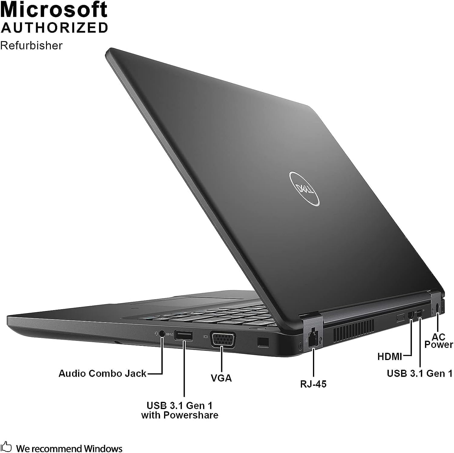 Dell Latitude 5490 Laptop | Core i5 8th Gen, 8GB RAM, 256GB NVMe SSD